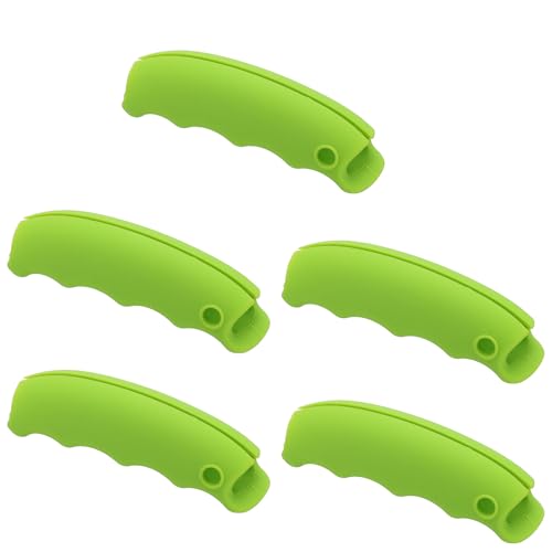 Housse de poignée de sac en silicone PATIKIL vert confort lot de 5