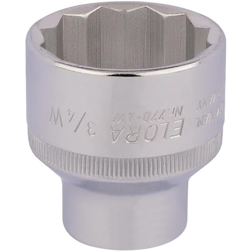 Image of Elora 3/4" 1/2" Square Drive Elora Whitworth Bi-hexagon Socket (24898)