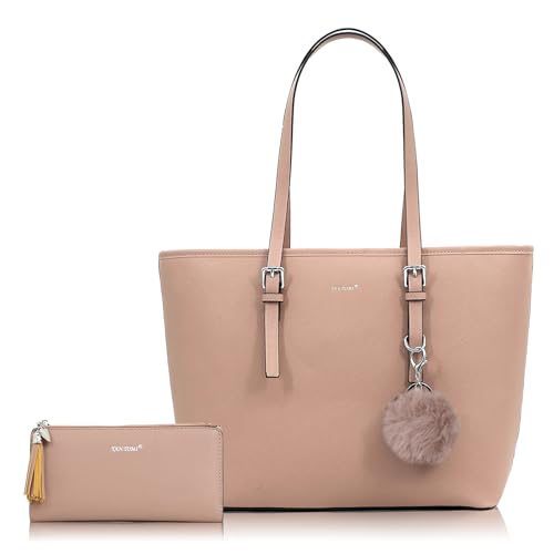 Image of TANTOMI Tote Bags for Women, Handbags and Womens Purses Shoulder Purse Set for Travel Work