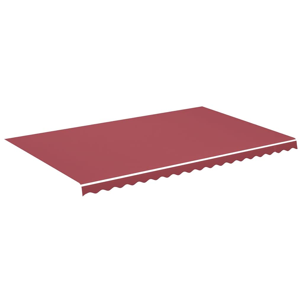 vidaXL Replacement Fabric for Awning Lawn Outdoor Window Door Awning Garden Canopy Patio Sunshade Exterior Solar Shade Burgundy Red 5x3 m — image 1