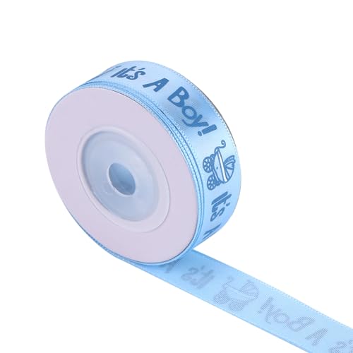 10 Yards Baby Ribbon Its A Boy Baby Blue Ribbon Ribbon for Christening Party Favor Gift