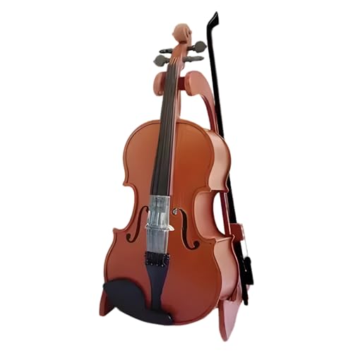 Juguete de violín en miniatura | Modelo de instrumento en miniatura   Modelo decorativo para vitrinas, casas de muñecas y decoración de escritorio