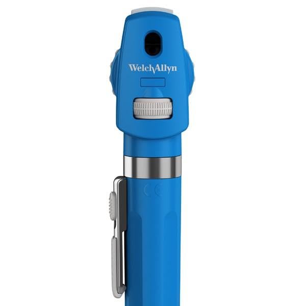 Image of OTICA We|ch A||yn 12870 Pocket LED Ophthalmoscope incl. Handle - LED Professional Diagnostic Eye Examination Instrument for Ophthalmologists, ENT & Medical Practitioners with Free AA Batteries 1-Year Warranty (Royal Blue)
