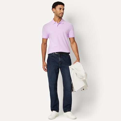 Image of Amazon Essentials Men's Slim-Fit Short-Sleeve Cotton Pique Polo Shirt
