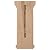 Ekena Millwork COR07X08X17TRRW Traditional Recessed Wood Corbels, 7 1/2"W x 8"D x 17"H, Rubberwood