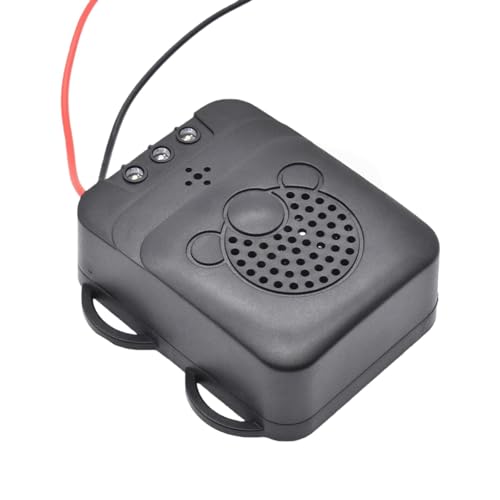MOUDOAUER Repelente de animales debajo del capó, repelente ultrasónico de ratas y roedores, control disuasorio de ratas para automóvil, camión, RV, CC 12 V, rango de 40 m²