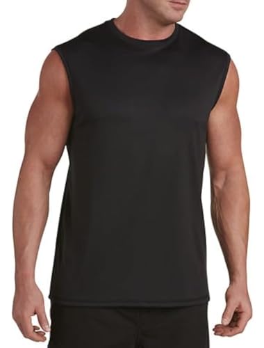 Harbor Bay by DXL Men's Big and Tall Muscle Swim T-Shirt