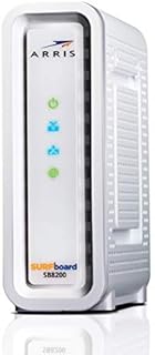 ARRIS SURFboard SB8200-RB DOCSIS 3.1 Cable Modem | Approved for Comcast Xfinity, Cox, Charter Spectrum, & more | Two 1 Gbps Ports | 1 Gbps Max Internet Speeds | 4 OFDM Channels (Renewed)