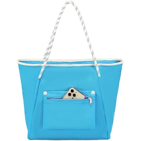 BTOOP Beach Bag Beach Bags for Women Waterproof Sandproof Tote Bag Pool Bag with Zipper for Vacation Travel Holiday Cover