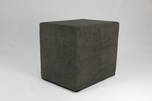 Preisvergleich Produktbild Fränkische Schlafmanufaktur Stufenlagerungswürfel, Bandscheibenwürfel, Lagerungswürfel, mit Microfaserbezug, ca. 50x45x40 Farbe Dunkelgrau