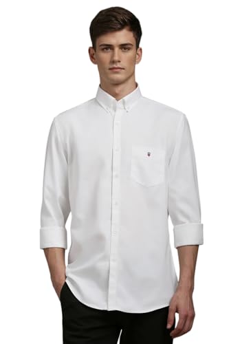 Image of Louis Philippe Men's Cotton Slim Fit Shirt
