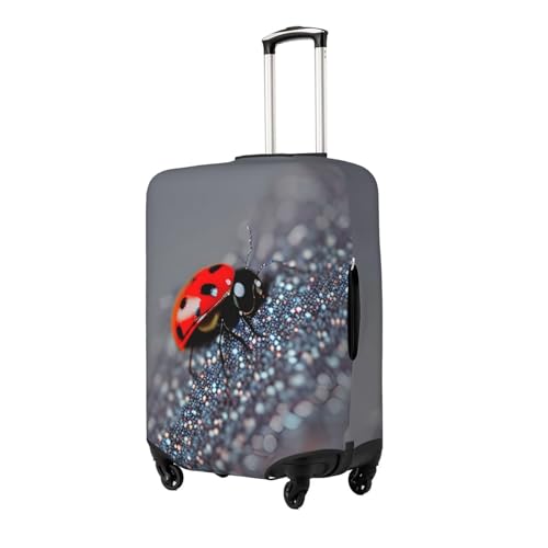 Ladybugs Pattern Infinite Speckled Print Luggage Suitcase Cover Protector Luggage Washable Covers With Concealed Zipper2