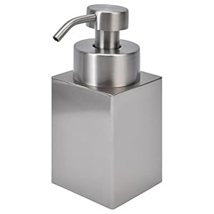 Zeepdispenser, Pers Handdesinfecterend Fles Onderhoudsvriendelijk Duurzaam Grote capaciteit Antislip 304 roestvrij staal voor wastafels op voetstuk voor poederkamers voor badkamers