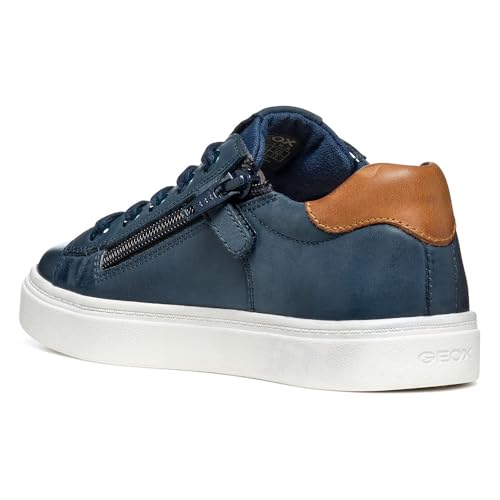 Geox J NASHIK Boy A, Navy/Brown, 38 EU