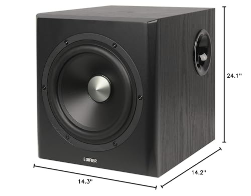 Image of Edifier S351DB Bookshelf Speakers and Subwoofer 2.1 Speaker System Bluetooth V5.1 aptX Wireless Sound for Computer Rooms, Living Room & Dens