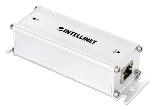 Intellinet Gigabit PoE++ Extender Repeater, 802.3bt, 65W, IP30 | IEEE 802.3af/at/bt compliant, 10/100/1000 Mbps pass-through, wall mount, short-circuit and overload protection miniatura 1