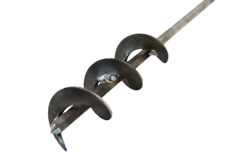 Generic Dirt Hole Auger - 1 1/2"" Diameter Earth Auger Bit Trapping Supplies