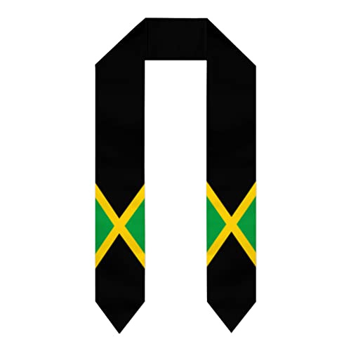 Kicoyuaz Jamaica Jamaican Flag Graduation Stole/Sash/Scarf,Graduation Gift