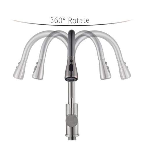 Grifo de cocina monomando extraíble para evitar salpicaduras y limpiar sin esfuerzo 7