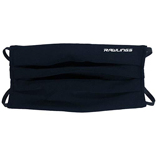 Rawlings Máscara facial de desempenho esportivo, preta (adulto/grande)