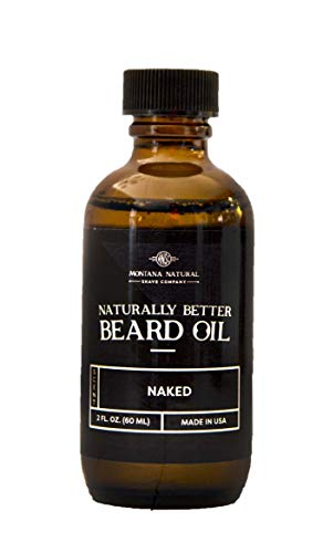 MNSC Naked (Light Lime) Naturally Better Beard Oil & Conditioner - Softens, Smooths, & Strengthens Beard Growth, Hypoallergenic, All-Natural, Plant-Derived, Made in USA