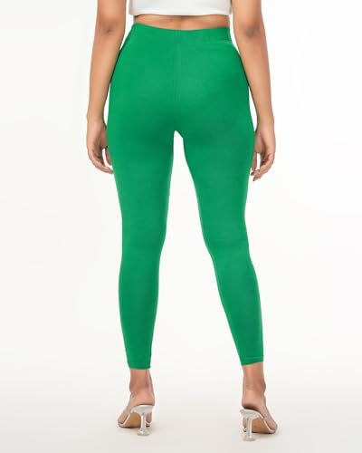 Image of Loveit Womens Solid Viscose Slim Fit Ankle Length Leggings