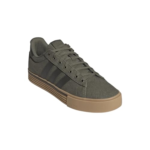adidas Daily Sneaker Trainer Herren Schuhe (Olive, EU Schuhgrößensystem, Erwachsene, Numerisch, M, 43 1/3)