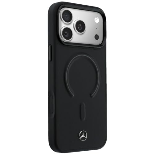Coque cuir iPhone 17 Pro Max Mercedes protection MagSafe robuste