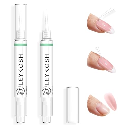LEYKOSH Nail Glue Remover Pens, 2 Pcs 5ml, For Press On Nails