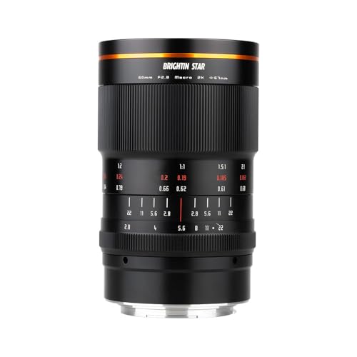 Image of Brightin Star Prime Lens for Panasonic Olympus Micro4 /3 Mount Mirrorless Cameras (60 /2.8 Full Frame)
