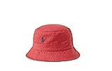 POLO RALPH LAUREN Mens Chino Bucket hat Small/Medium red