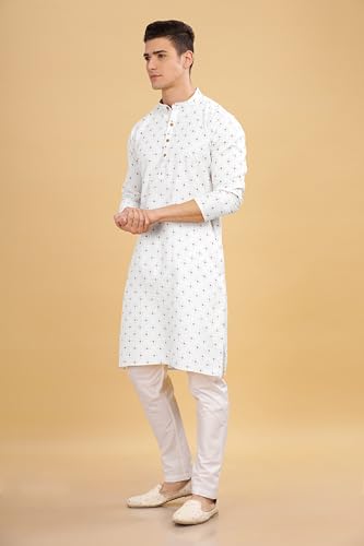 Image of BE ACTIVE Cotton Kurta for Men | Traditional and Stylish Design | Indian Kurta | Full Sleeve Kurta