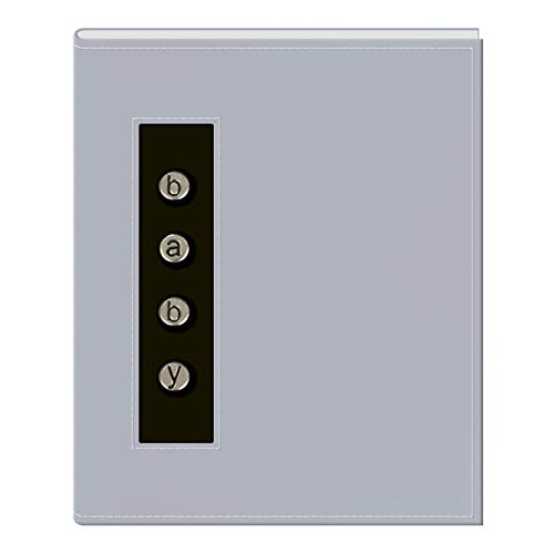 Pioneer Metal Button Baby Sewn Leatherette Cover Brag Album, Baby Blue