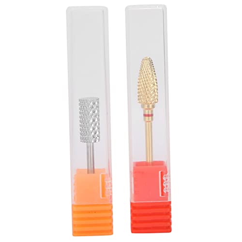 Taladro de clavos de taladro de tungsteno Manicura Manicura Head Head Home Salon 2 PCS Set
