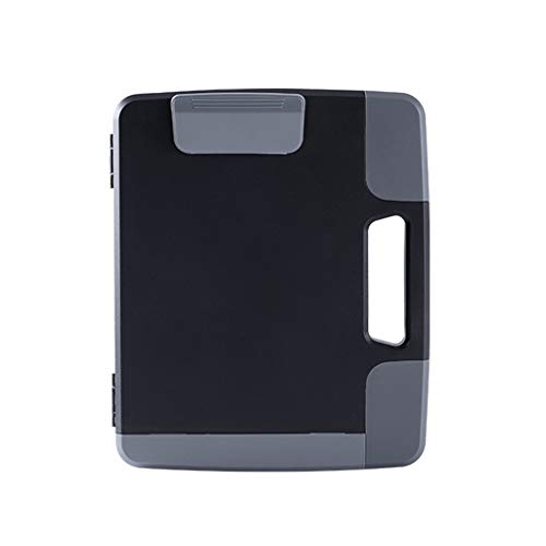 Compartiment de rangement pour documents sous presse-papiers rigide antichoc