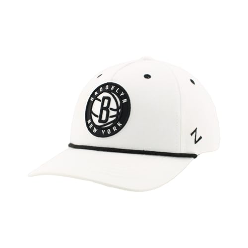 Brooklyn Nets NBA Officially Licensed Rope Hat Snapback Memento White