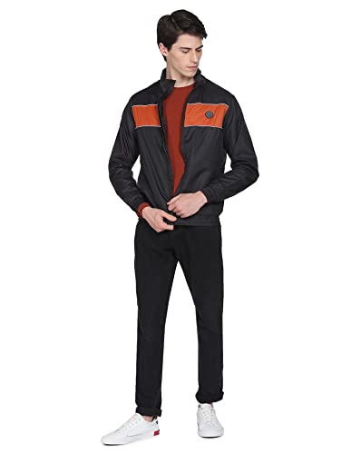 Image of U.S. POLO ASSN. Men Colour Block Polyester Casual Standard Length Jacket