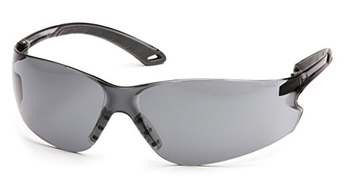 Pyramex Safety-S5820ST Itek Safety Eyewear, Gray Anti-Fog Lens With Gray Temples