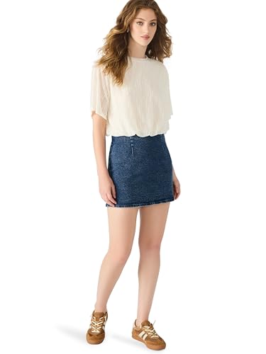 Haut Orsa Femme Steve Madden top fluide leger manche courte col rond tendance