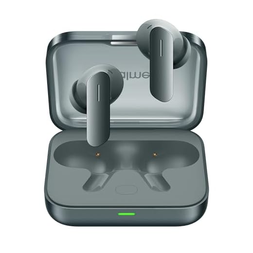 realme earphone Wireless Buds Air 7, alta risoluzione di livello professionale, auricolare da 12,4 mm per bassi profondi, riduzione attiva del rumore intelligente di 50 dB,verde