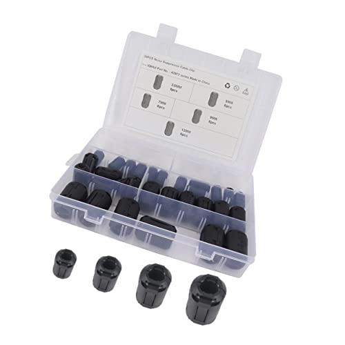 Artibetter 30pièces Filtres Antiparasites Amovibles pour Câbles Clips Réducteurs De Bruit
