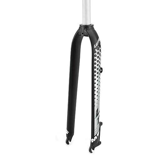 Fourche rigide VTT 27.5 pouces en aluminium noir 9x100 mm pour frein à disque