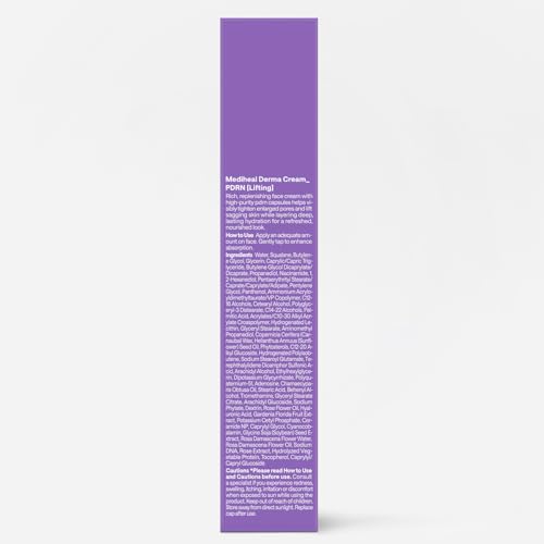Image of MEDIHEAL Derma Cream [PDRN] - Pore Minimizing Moisturizer with Adenosine, Niacinamide & Ceramide | Clinically Tested Elasticity & Deep Hydration Korean Skincare (1.69 fl oz)