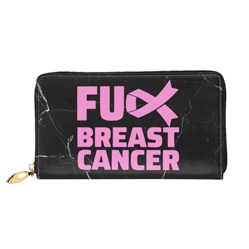 Fuck Breast Cancers Wallet Card Bag2