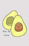  Bloc de notas: Aguacate, palto, kawaii, Cuaderno Notas Infantil Papelería Libreta Papel Cuadernos Agenda Libro Notas Pintura Papel de Etiqueta ... para apuntar ideas, recetas o pensamientos