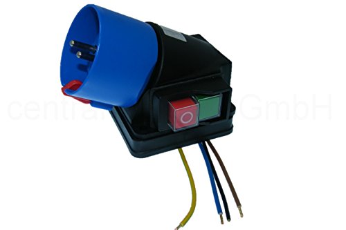 Aufbauschalter + Stecker Unterspannungsauslöser Maschinen Sicherheitsschalter Cover