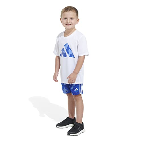 adidas Boys Short Sleeve T-shirt and Poly Shorts 2-piece Set4