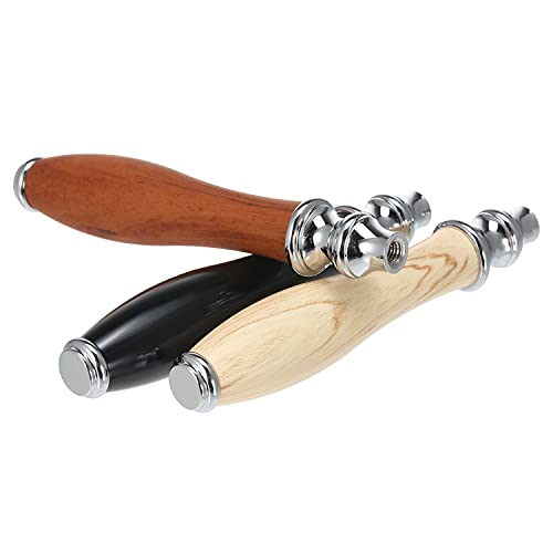 Maquinillas de Afeitar Rectas para Hombres, Maquinilla de Afeitar de Seguridad, Maquinillas de Afeitar de una Sola Hoja para Hombres, Mangos de Afeitar de Acero Inoxidable con