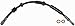 Dorman H621991 Brake Hydraulic Hose for Select Audi Models