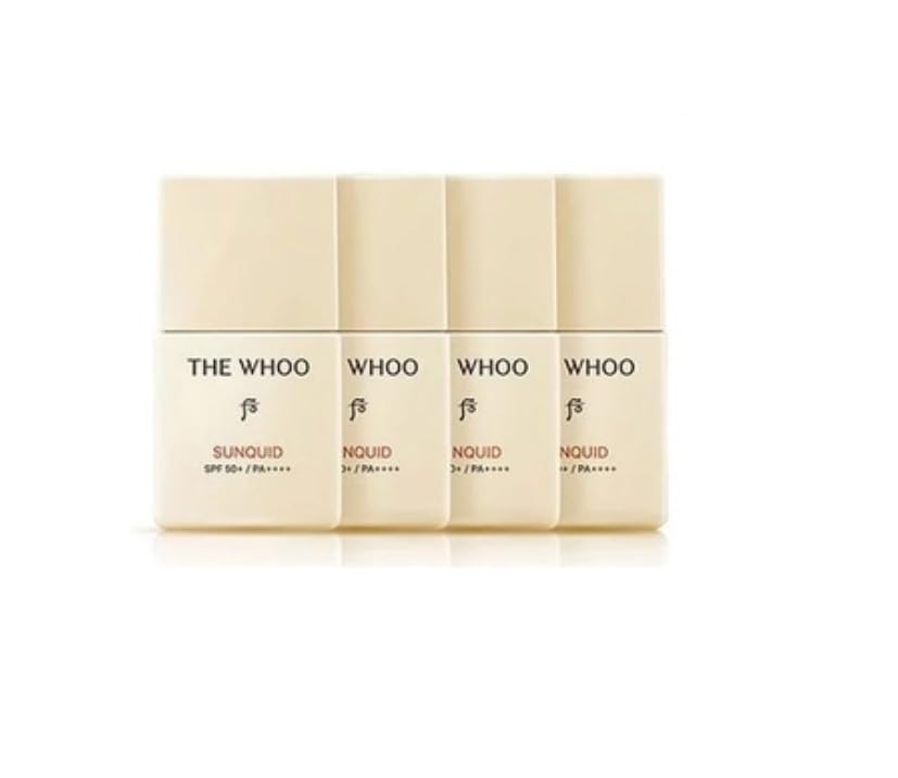 The Whoo Gong Jin Hyang Sunquid UV Protective Lotion 4 Pcs Set
